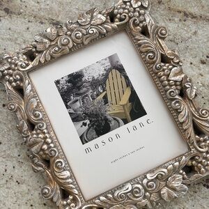 Ornate champagne Gold Picture Frame 8”x10”